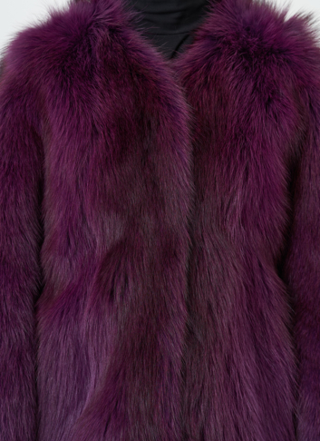 Женская куртка из меха канадского енота