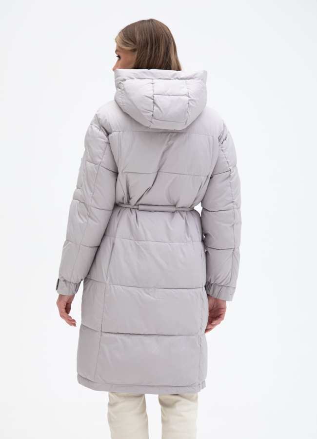 Женский пуховик с капюшоном  модель № 29109 в рассрочку