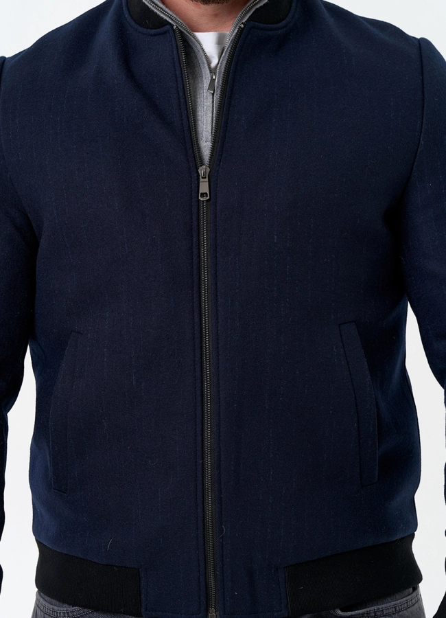 Мужское укороченное пальто бомбер модель № 32894 универмаг малина