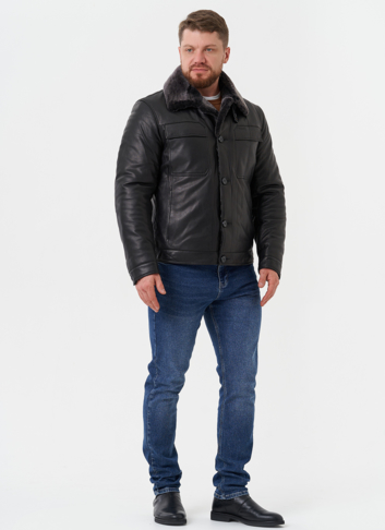 Мужская куртка из натуральной кожи